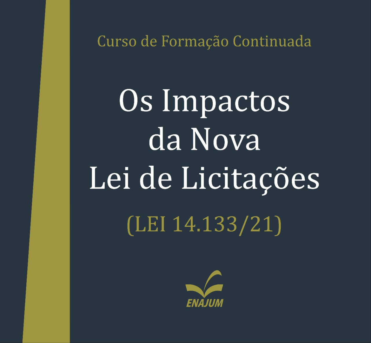 Curso de Formação Continuada Os Impactos da Nova Lei de Licitações (Lei nº 14.133/2021) - 2021